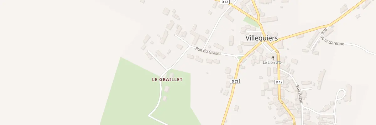 Plan du 7 Rue du Graillet à Villequiers
