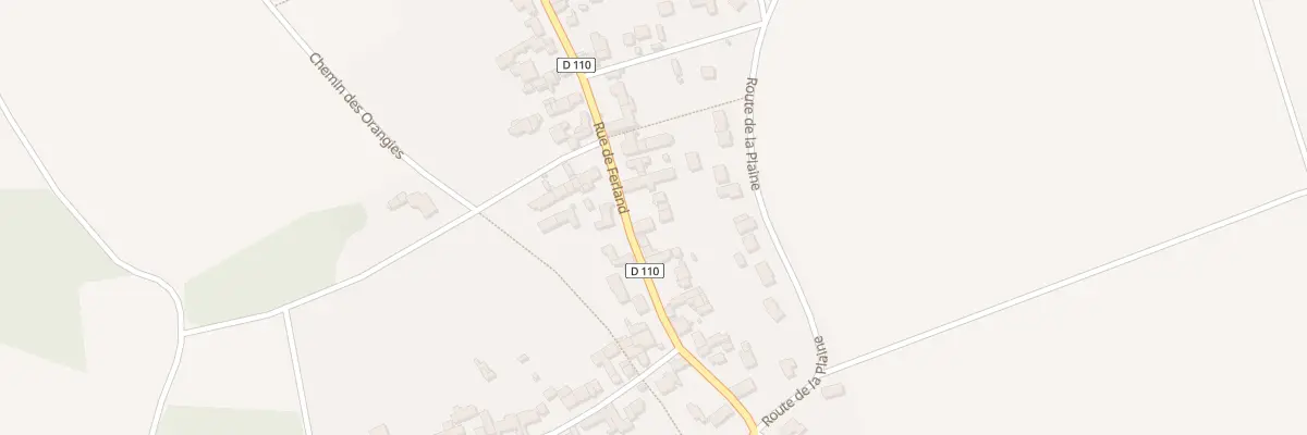 Plan du 53 Rue de Ferland à Féricy