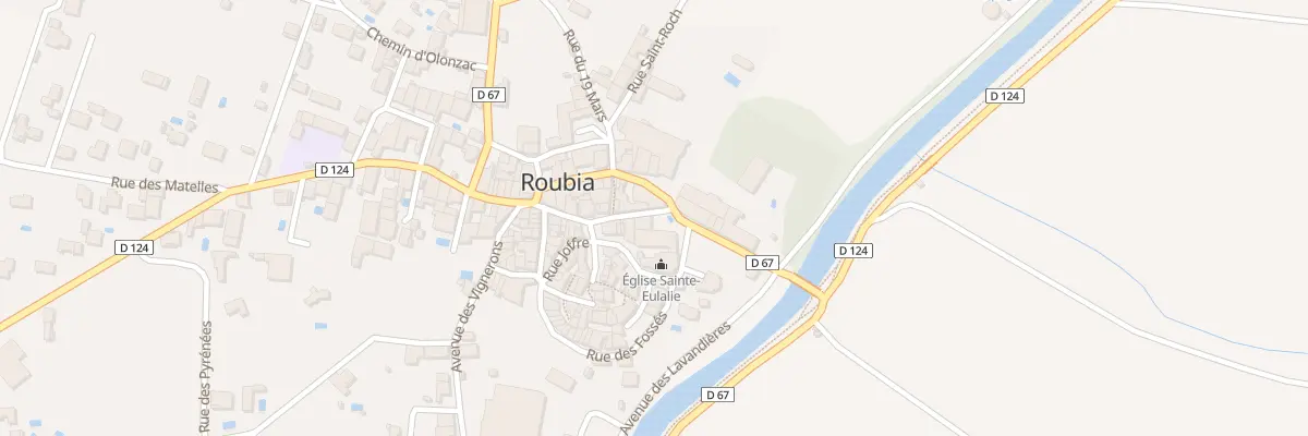 Plan du 4 Rue du Cers à Roubia