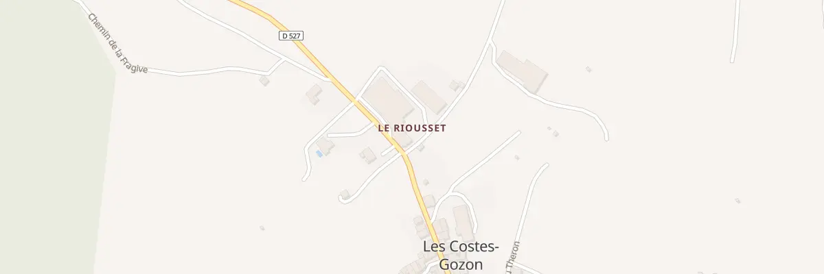 Plan du 5034 Les Costes Gozon aux Costes-Gozon