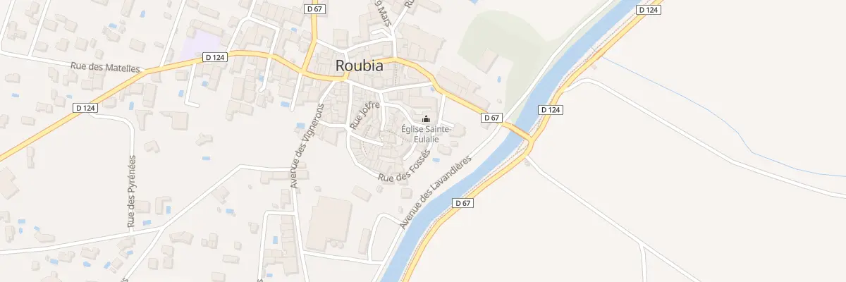 Plan du 1 Imp du Fournil à Roubia