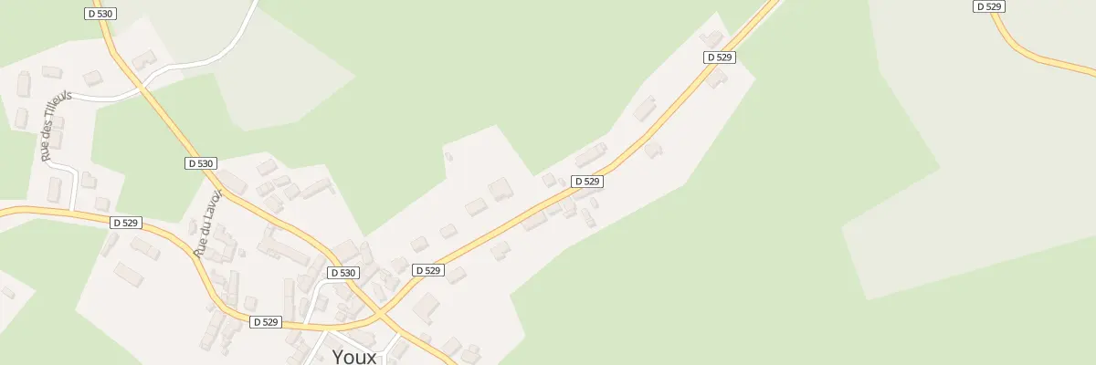 Plan du 384 Rte de Pionsat à Youx