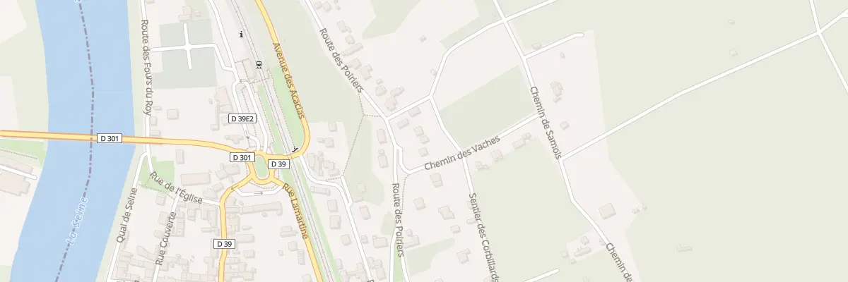 Plan du 28 Rte des Poiriers à Champagne-sur-Seine