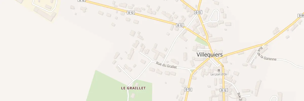 Plan du 4 Rue du Graillet à Villequiers