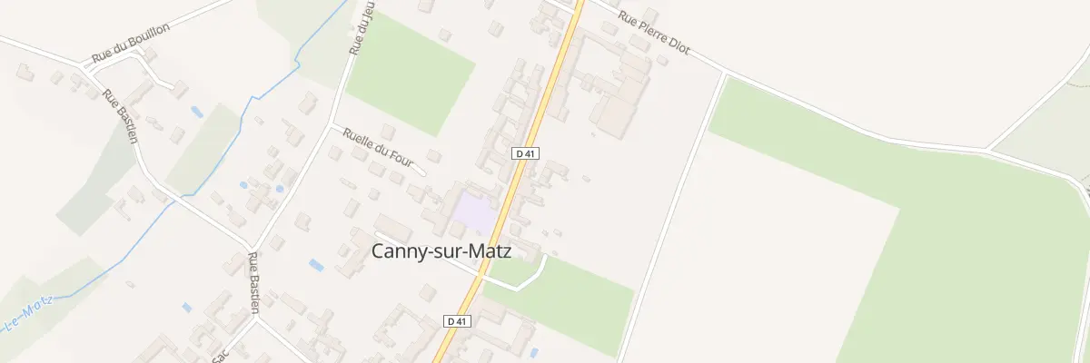 Plan du 559 Rue de Picardie à Canny-sur-Matz
