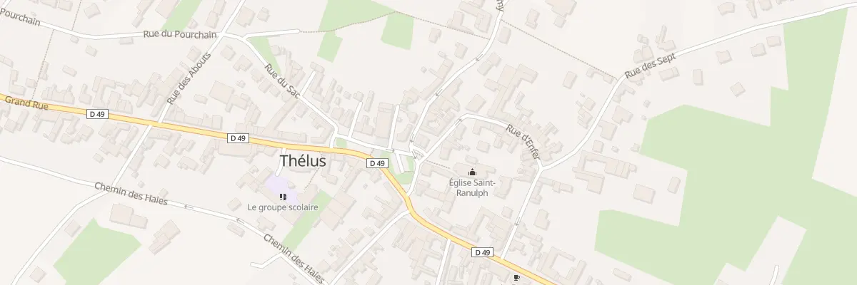 Plan du 15 Pl du Maréchal Leclerc à Thélus