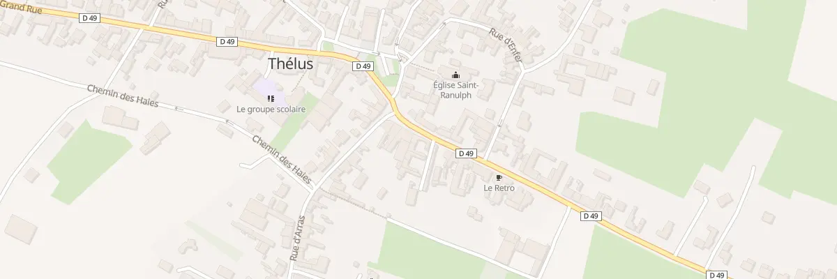 Plan du 8 Rue de Bailleul à Thélus