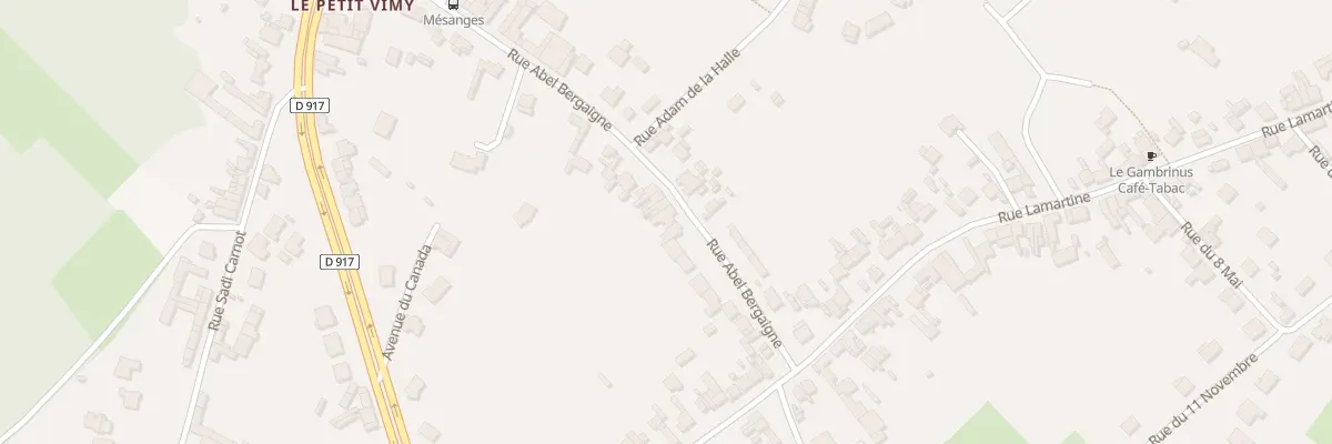 Plan du 18 Rue Abel Bergaigne à Vimy