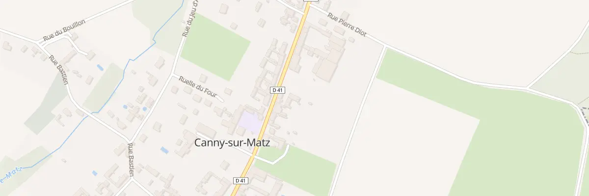 Plan du 545 Rue de Picardie à Canny-sur-Matz