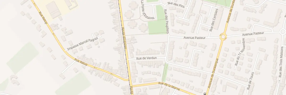 Plan du 5 Rue de Verdun à La Bassée