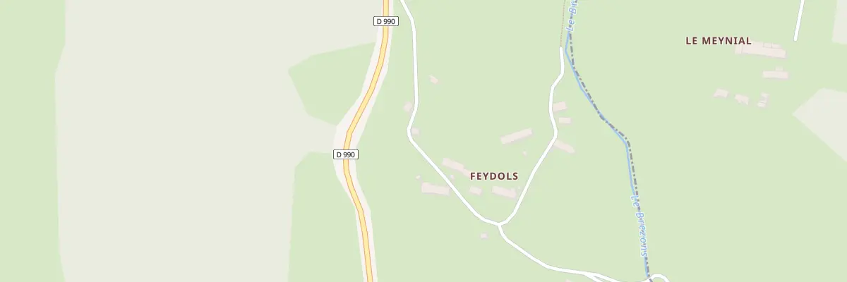 Plan du 5039 Feydols à Saint-Martin-sous-Vigouroux