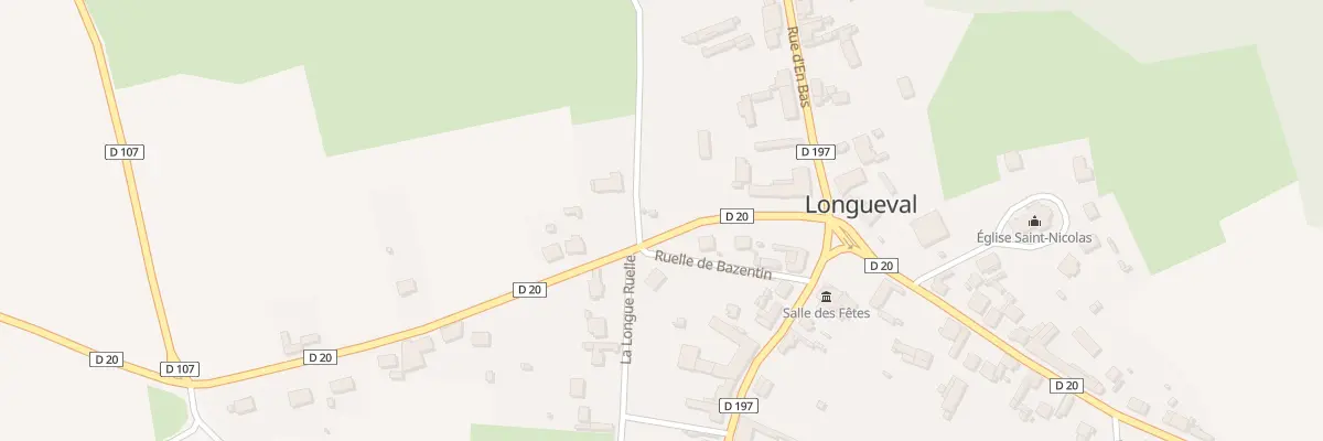 Plan du 15 Rue de Bazentin à Longueval