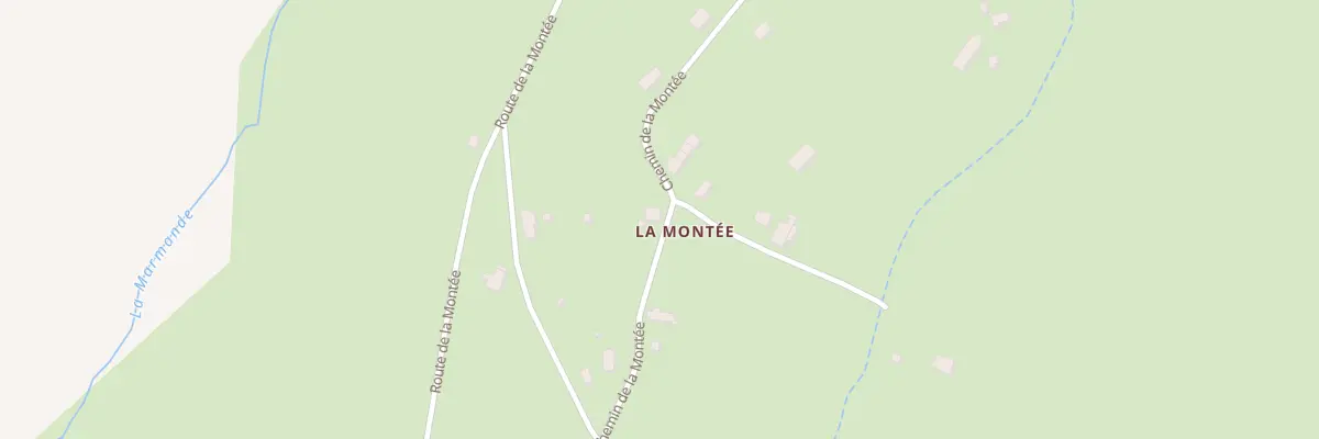 Plan du 5418 La Montee à Cérilly
