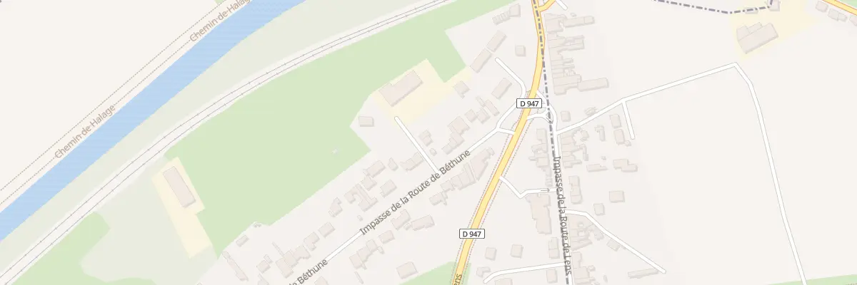 Plan du 17 Imp de la Route de Bethune à Haisnes