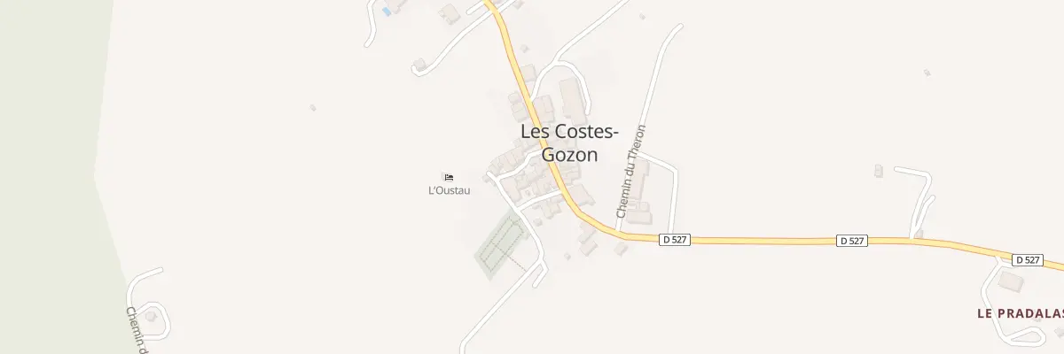 Plan du 5016 Les Costes Gozon aux Costes-Gozon