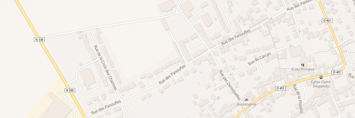 Plan du 70 Rue des Panoufles à Saint-Soupplets