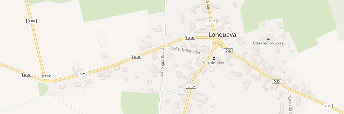 Plan du 1 La Longue Ruelle à Longueval