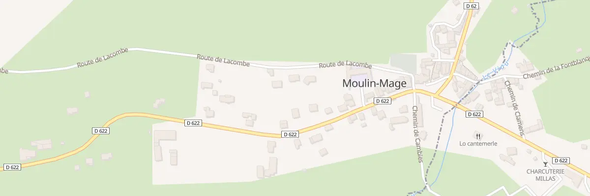 Plan du 5261 Lou Serret à Moulin-Mage