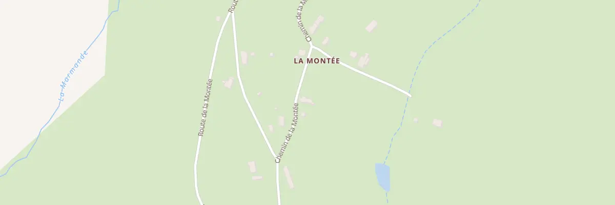 Plan du 5419 La Montee à Cérilly