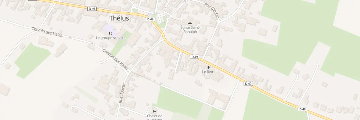 Plan du 20 Rue de Bailleul à Thélus