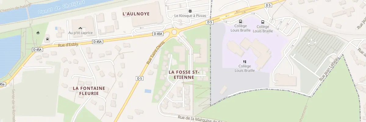 Plan du 1 Rue de la Marquise de Sévigné à Coupvray
