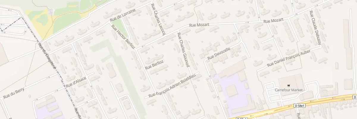 Plan du 5 Rue Charles Gounod à Lens