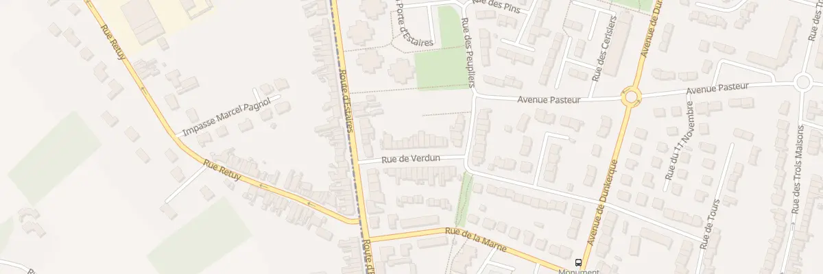 Plan du 9 Rue de Verdun à La Bassée