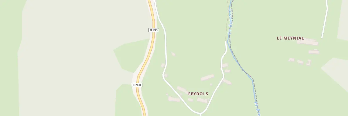 Plan du 5038 Feydols à Saint-Martin-sous-Vigouroux