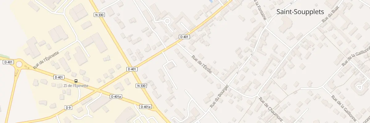 Plan du 6 Rue de l’Etrille à Saint-Soupplets