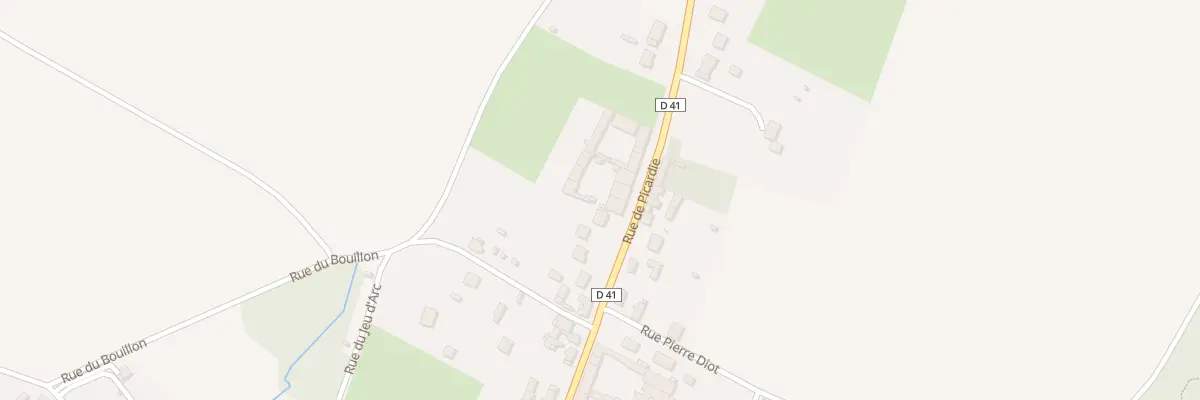 Plan du 320 Rue de Picardie à Canny-sur-Matz