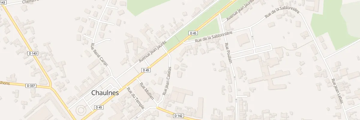 Plan du 31 Rue Jean Catelas à Chaulnes
