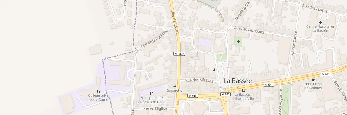 Plan du 41 Rue d’Estaires à La Bassée