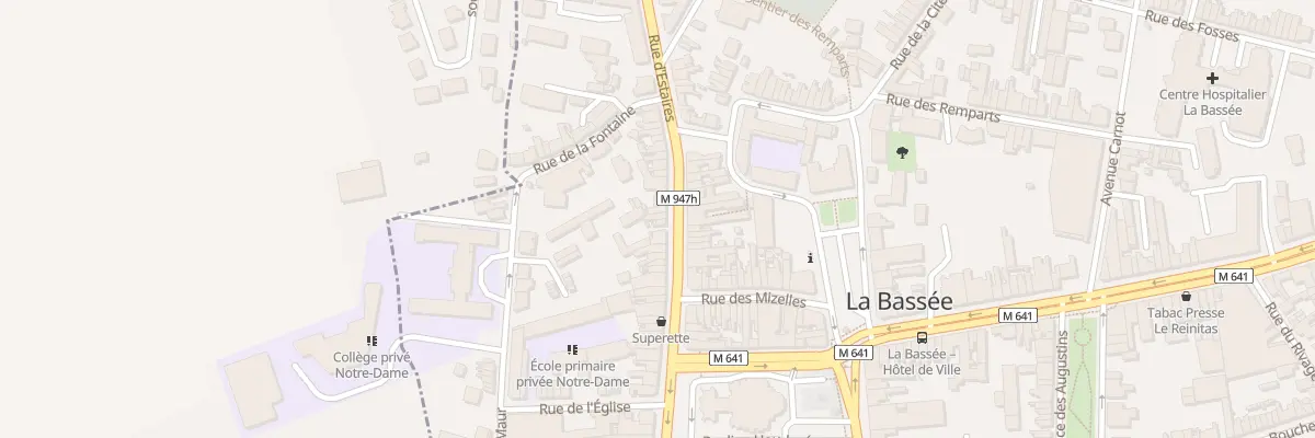 Plan du 39 Rue d’Estaires à La Bassée