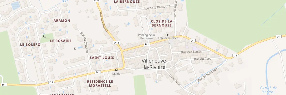 Plan du 26 Rue Neuve à Villeneuve-la-Rivière