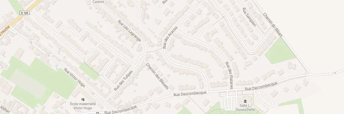 Plan du 20 Rue des Acacias à Loos-en-Gohelle