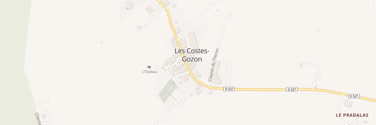 Plan du 5027 Les Costes Gozon aux Costes-Gozon