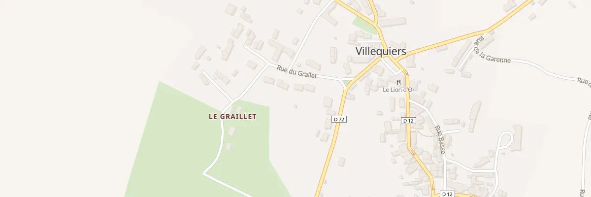 Plan du 3 Rue du Graillet à Villequiers