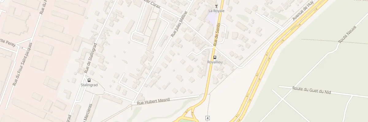 Plan du 2 Sq de Senlis à Compiègne