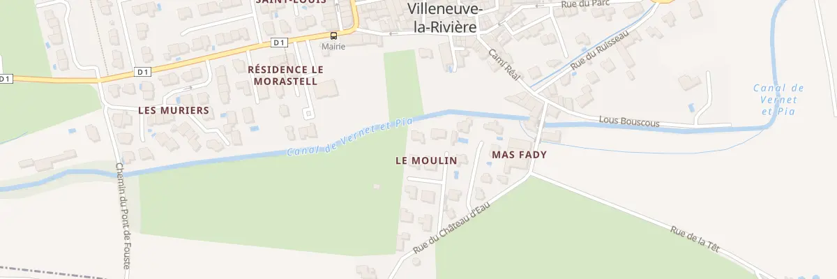 Plan du 2 Rue de la Fabrique à Villeneuve-la-Rivière