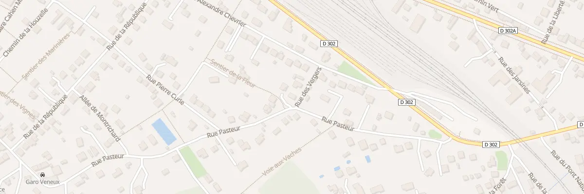 Plan du 14 Rue Pasteur à Moret-Loing-et-Orvanne