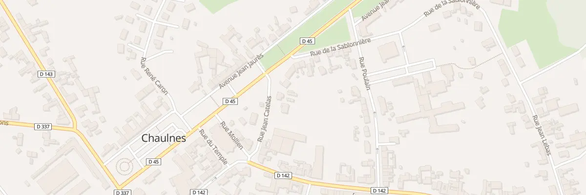 Plan du 29 Rue Jean Catelas à Chaulnes
