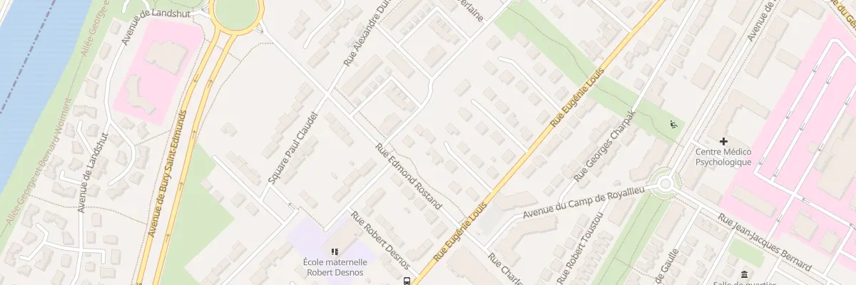 Plan du 10 Rue Rimbaud à Compiègne
