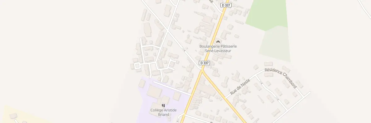 Plan du 81 Av Aristide Briand à Chaulnes