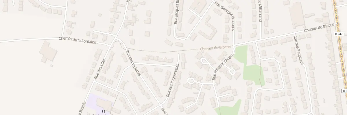 Plan du 22 Rue du Muguet à Haisnes