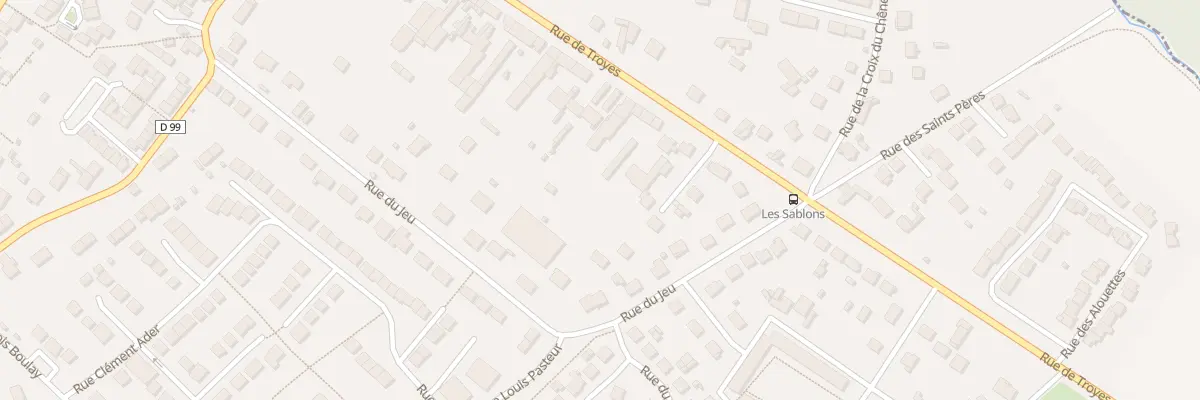 Plan du 98 Rue de Troyes à Guignes