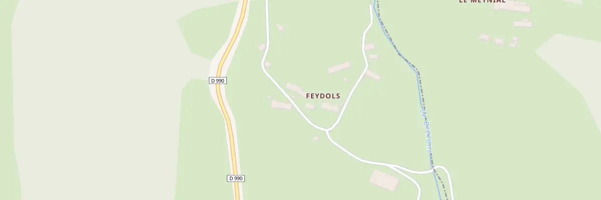 Plan du 5042 Feydols à Saint-Martin-sous-Vigouroux