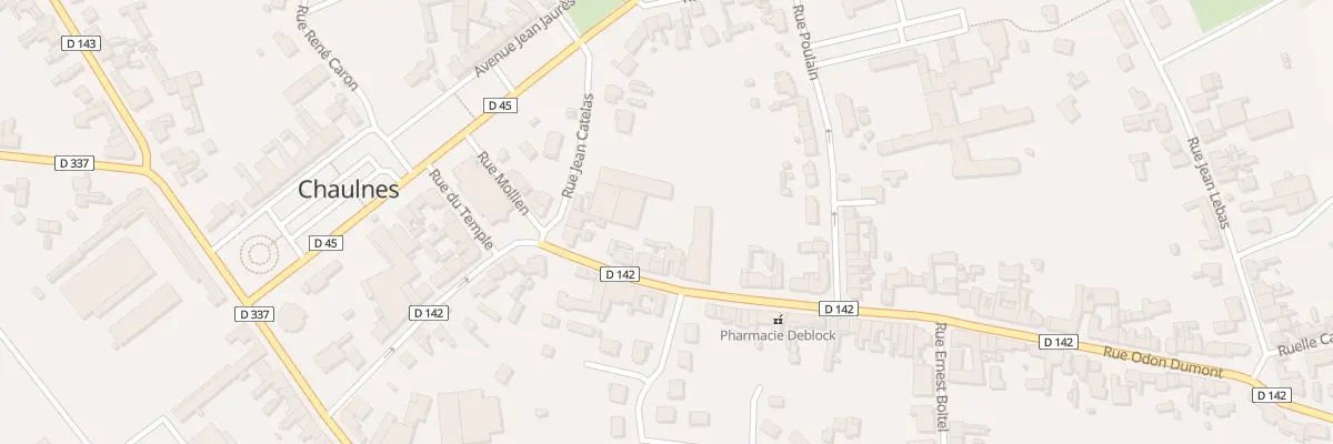 Plan du 8 Rue Odon Dumont à Chaulnes