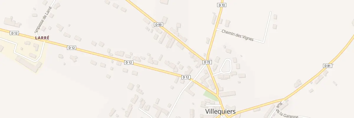 Plan du 8 Rte de Baugy à Villequiers