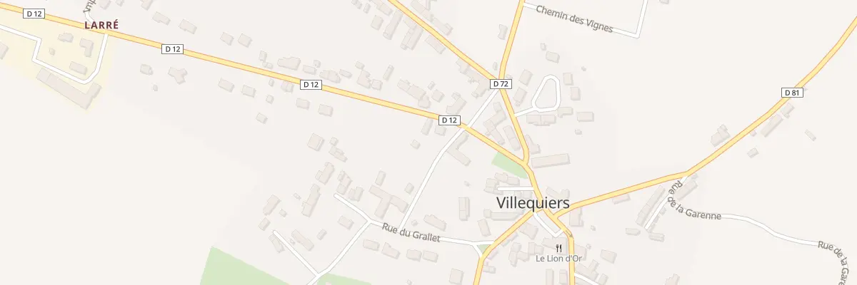 Plan du 3 Rte de Baugy à Villequiers