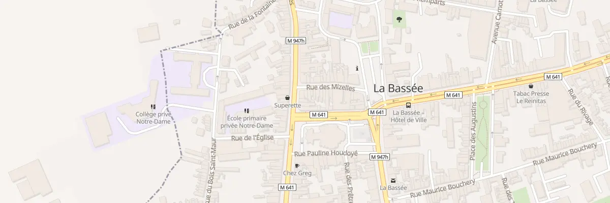 Plan du 6 Rue d’Estaires à La Bassée